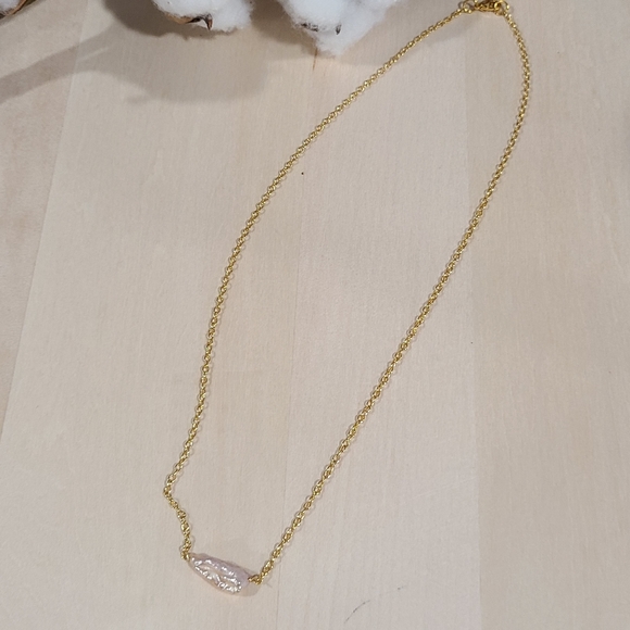 🎉🎉NEW🎉🎉 BEAUTIFUL!! Simple Pink Freshwater Pearl Necklace - Picture 9 of 13